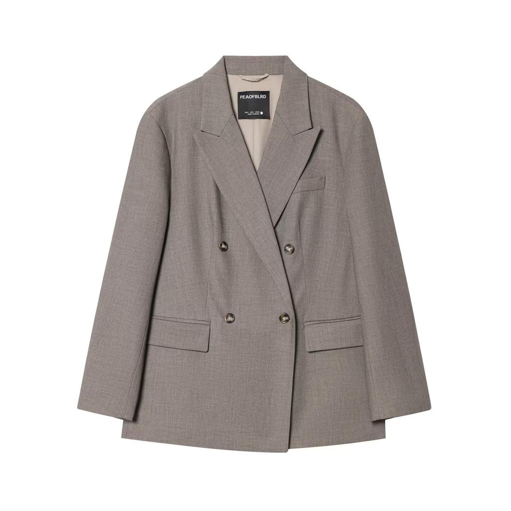 2026 new European and American style casual fashion double-breasted casual suit 1315278