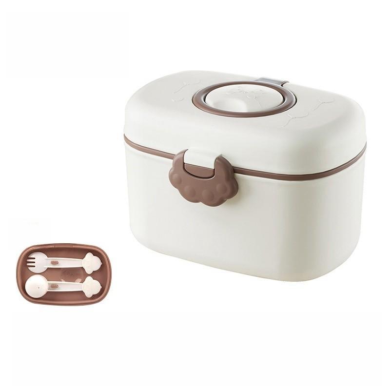 Children's Milk Powder Box Cartoon Portable Milk Powder Grid Baby Carrying Milk Powder Sealed Can Baby Food Container When Going Out