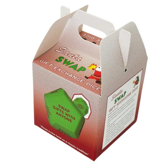 Санта Swap Dice Рождественский обмен подарками Dice 12 разных сторон Dice Интерактивный обмен подарками