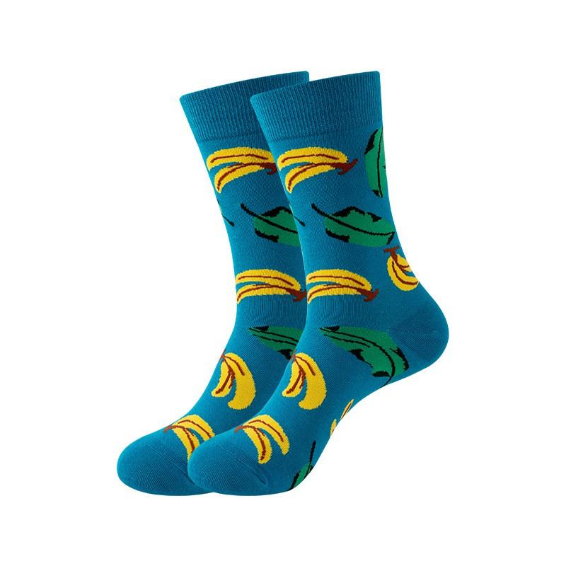 Fruit Avocado Mid-Calf Socks Women Couple Trendy Ins Style Casual