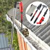 Gardening Multiple Angle Gutter Cleaner 1.7M Poles With Tightening Screws Plastic Metal Construction Leaves Removal Tool
