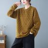 Plus Size New Sweatshirts Pullover Women Plaid Casual Autumn Loose Basic Oversize Tops