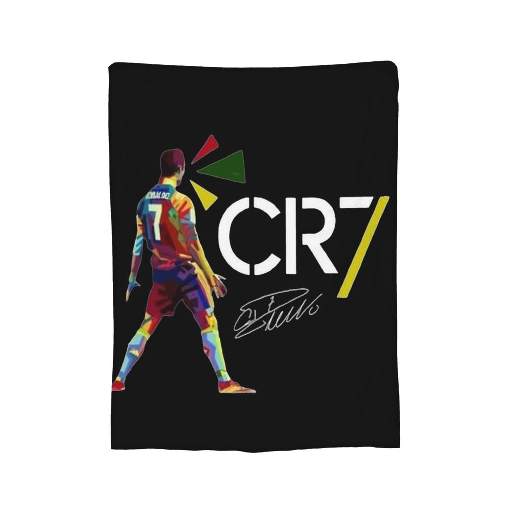 CR7 Футбольное Покрывало Плед Флисовый Покрывало на Кровать Диван Печатный Мягкий Теплый Покрывала,