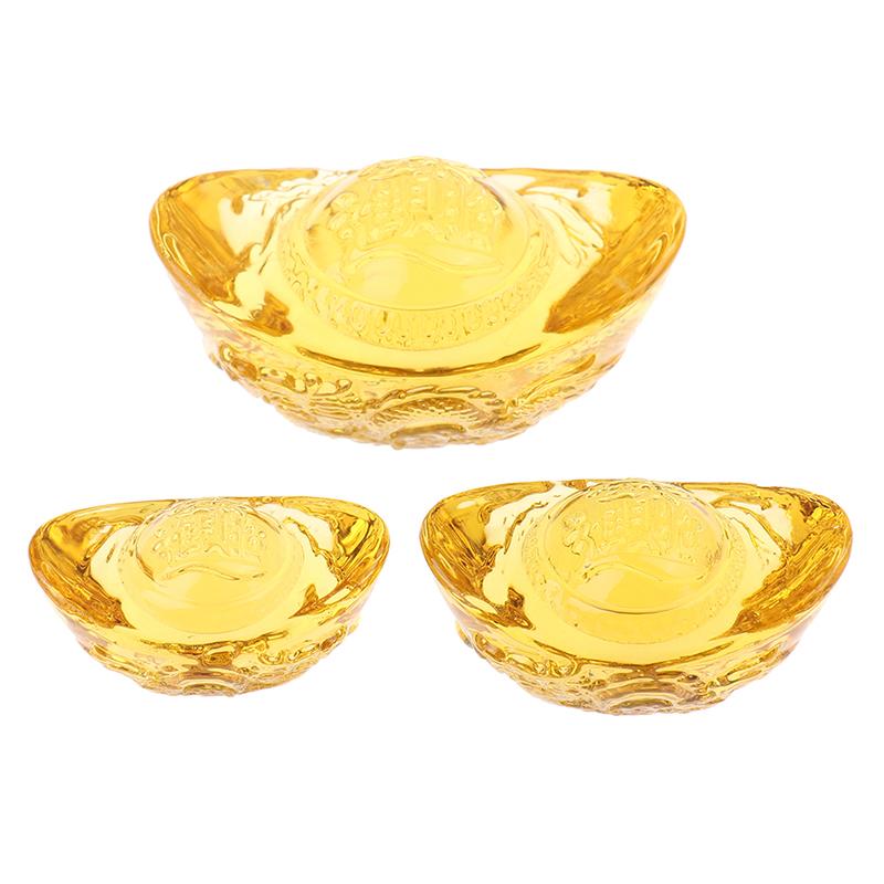 Китайский фэн-шуй Юань Бао Узор с драконом Слиток Счастливое благословение Домашний орнамент