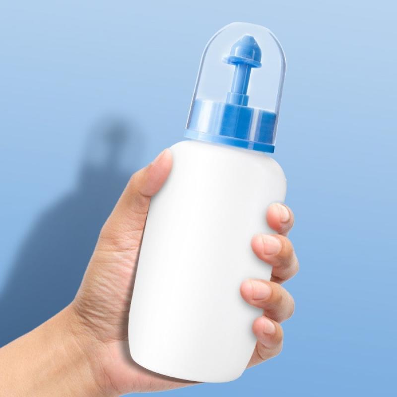 240/250 мл Очиститель для промывания носа Назальный ирригатор Бутылка для промывания Защита для носа Предотвращение аллергического ринита Синусита Взрослый Ребенок Пот Нети
