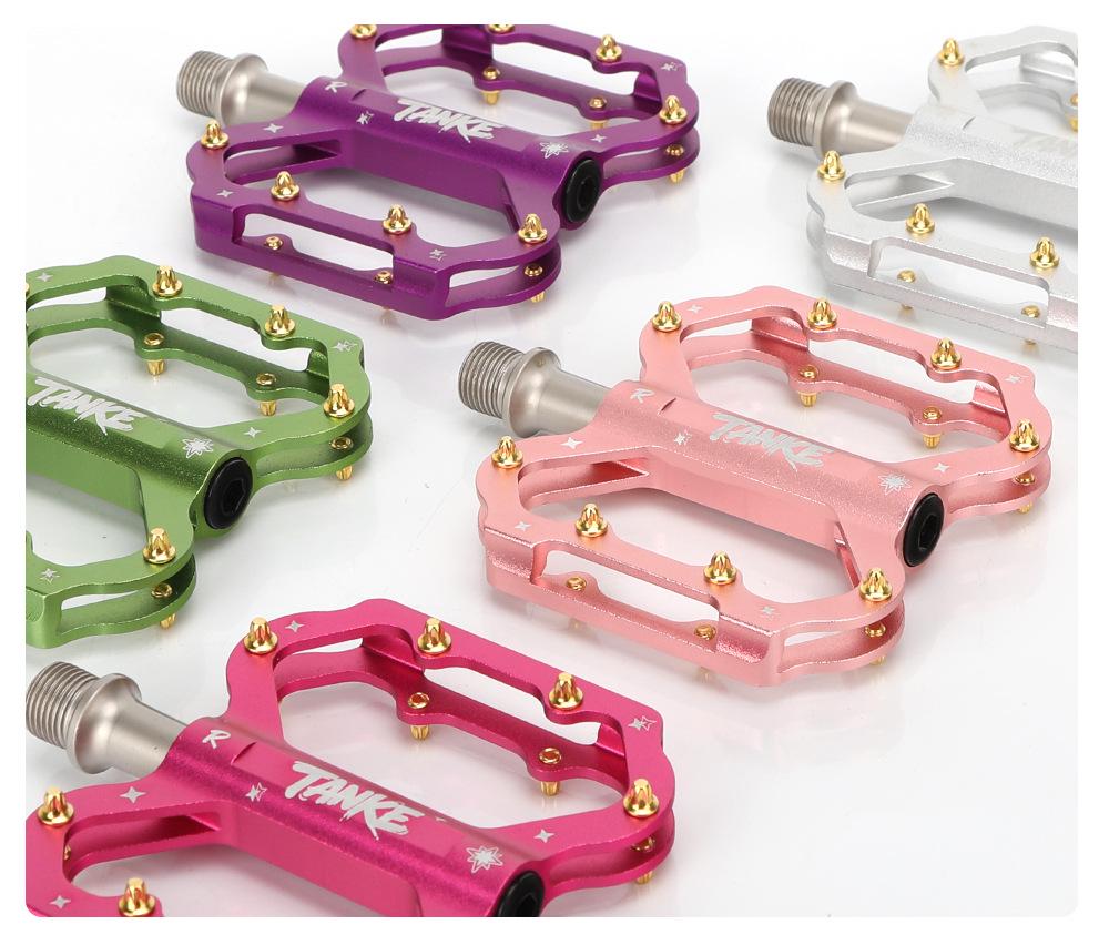 Carbon Keke TANKE Dahon Colorful Three Bearings Bicycle Pedals for Mountain and Road Bikes