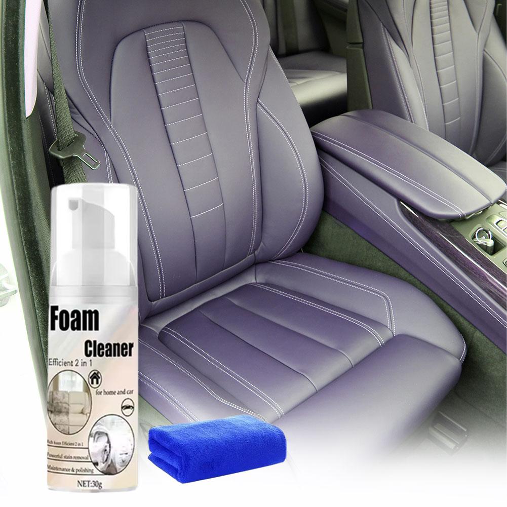 Universal No Wash Foaming Seat Cleaning Spray Efficient Stain Clean Leather Fabric Surface Anti-Aging Car Care Supplies