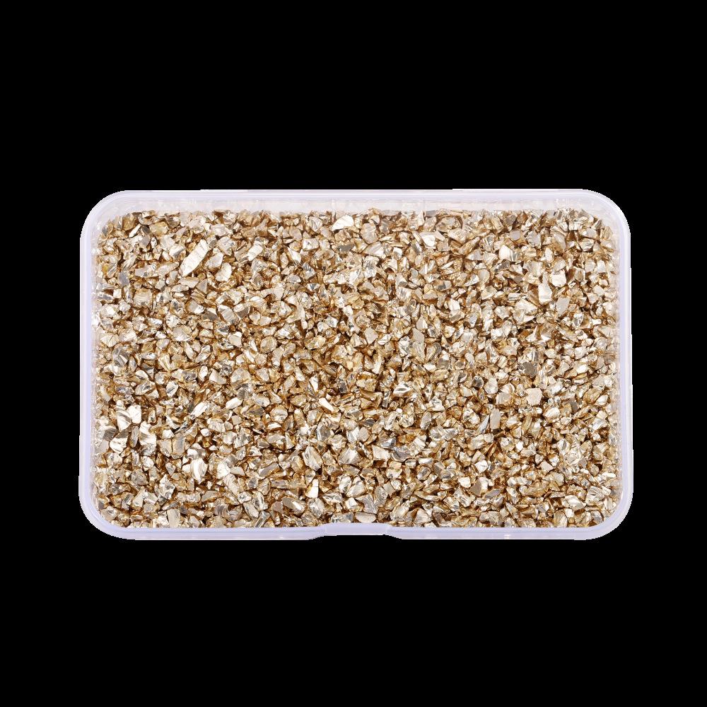 Набор для дизайна ногтей из цветного нерегулярного стеклянного гравия своими руками