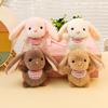 Bunny Plush Keychain Doll Machine Pendant Student Schoolbag Backpack Pendant Small Toys Boutique Girls Jewelry