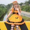COSPLAY Halloween embroidered maid costume, maid costume, bat vampire maid, magic witch