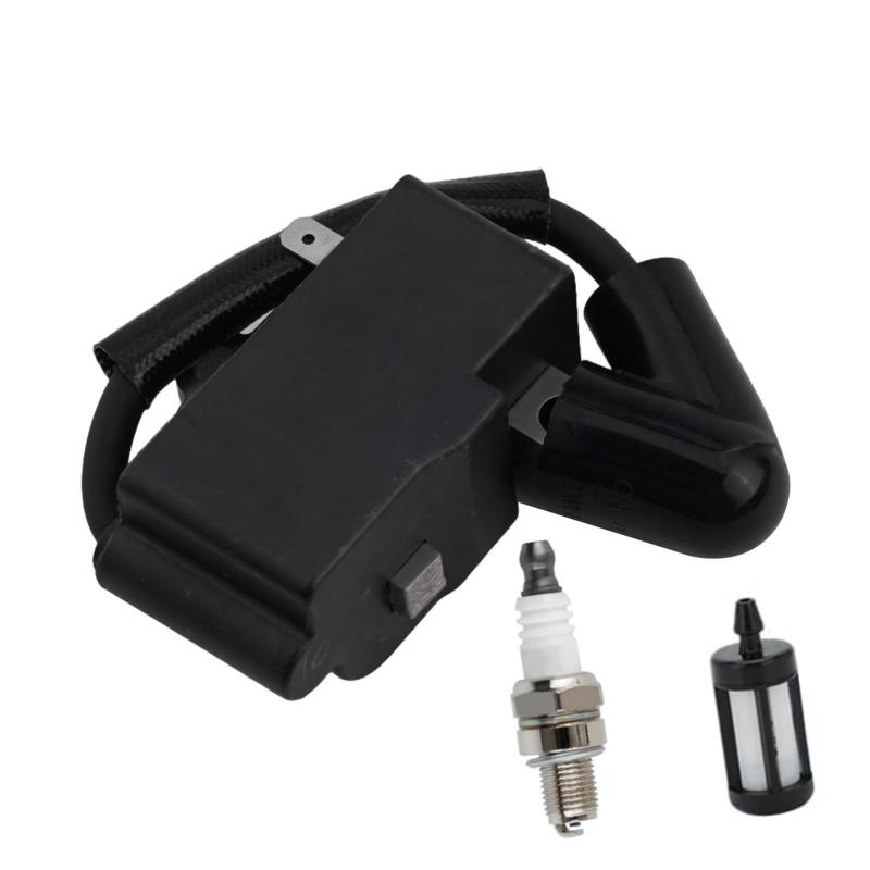 FS56 56C FS56R FS70R Сборка катушки зажигания Аксессуары для триммера Свеча зажигания - Комплект топливного фильтра Детали садового электроинструмента