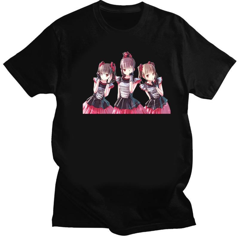 Горячая Распродажа Японская Babymetal Band Футболка Летняя Модная Творческая Футболка Футболка J-Pop Взрослые Смешные Топы Унисекс Короткий Рукав