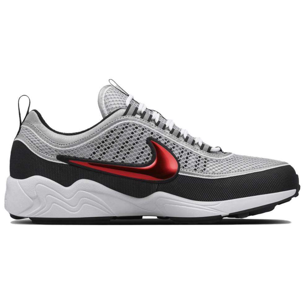 Nike Кроссовки мужские Nike Air Zoom Spiridon SP Серебристо-красные 2024 Металлический серебристый Спортивно-красный Черный HF9117-001