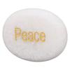 1pcs Inspirational Words Worry Stone Oval Shape Crystal Stone Decorative Pocket Rock  Meditation