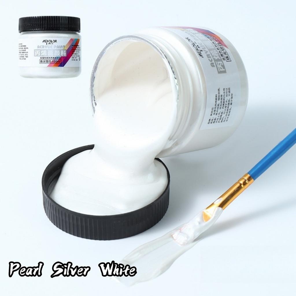 Набор матовой акриловой краски 100 мл Премиальные цвета Формула без растрескивания для росписи камней Ткань Холст Деревянные поделки Водостойкое искусство Суп