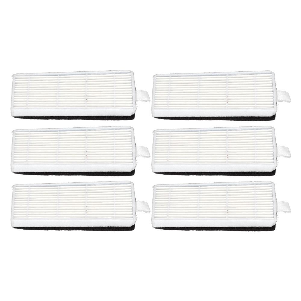 6PCS Rectangular Frame Vacuum Cleaner Filter for Lydsto R1 R1A S1 R1Pro Living Room Cleaning