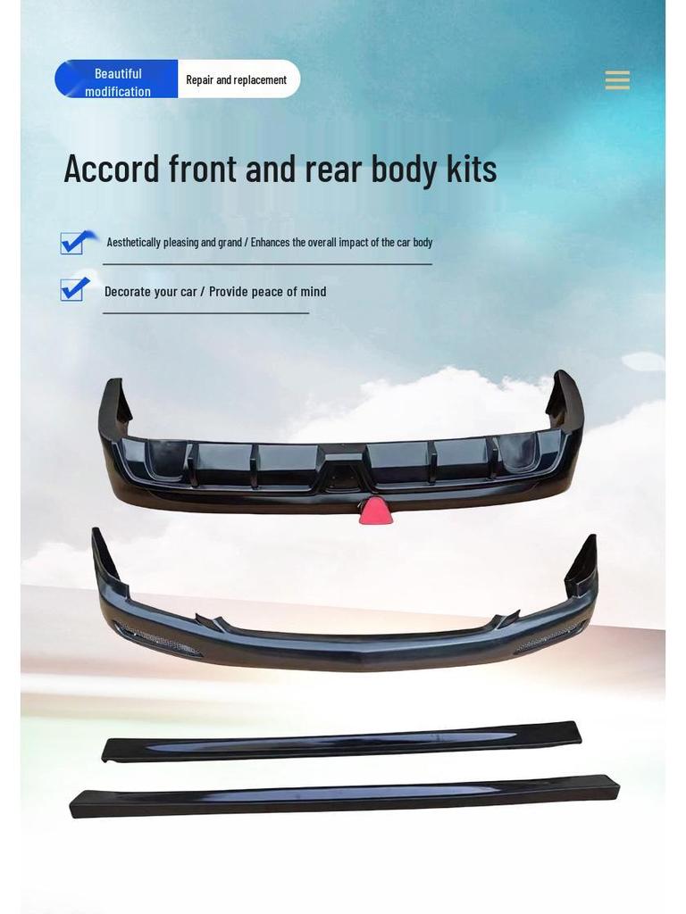 Front Lip & Side Skirts Rear Lip for 7th/7.5th Gen Accord - Japanese Version