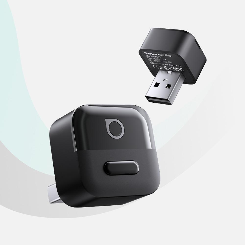 OTTOCAST Мини Pico 3.0 Куб 2 в 1 Проводной к Беспроводному Адаптер CarPlay Android Auto