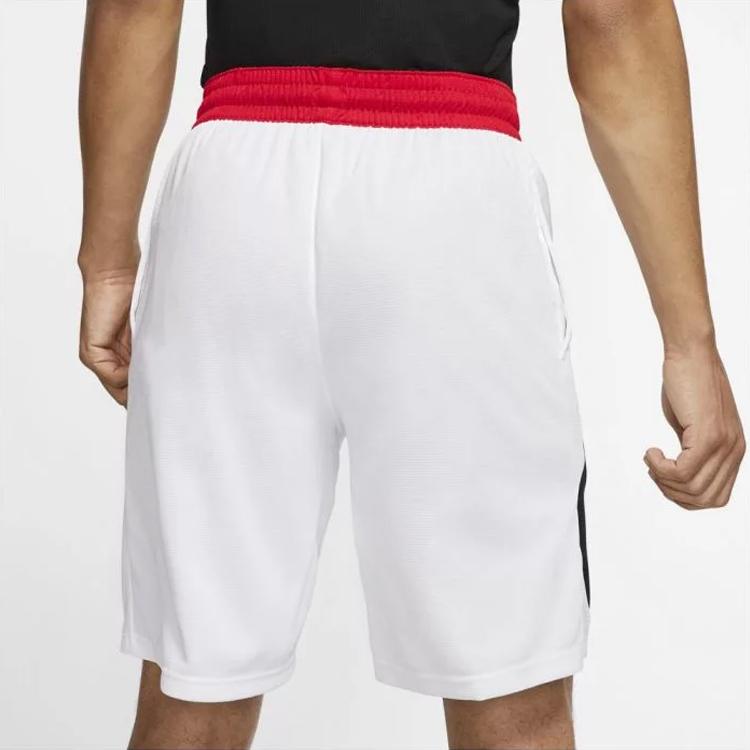 Nike Big Logo Print Loose Basketball Shorts Men Bottoms White BV9385-100