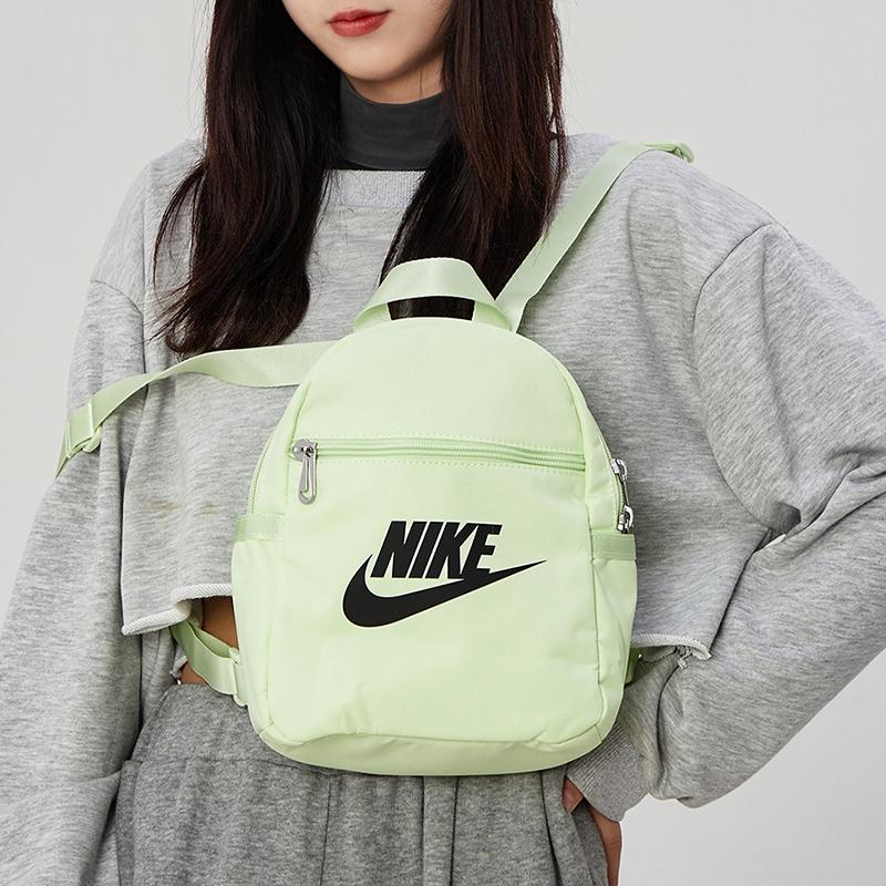 Nike Тканевый рюкзак Futura 365 с большим логотипом, мини-рюкзаки унисекс, зеленый CW9301-303
