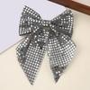 Yousheng Hairpin Bow Theme Sparkling Sequins Long Ribbon Hair Clip Bright Color Lightweight Back Head Hair Claw Hair Accessories