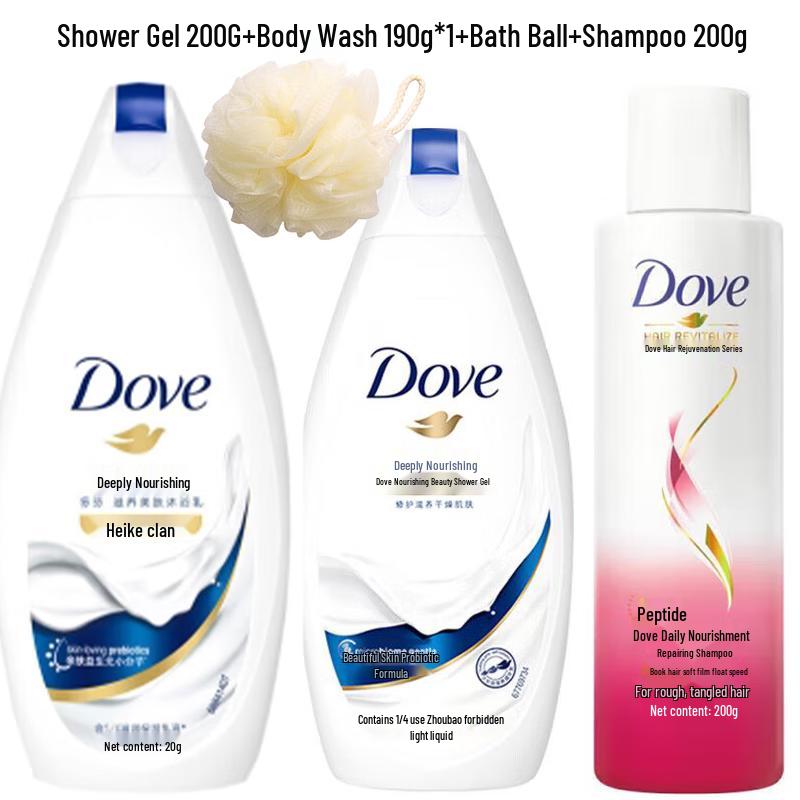 DOVE Роскошный подарочный набор для ванны и ухода за волосами