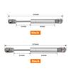 2/4PCS Cabinet Door Gas Struts 100N/10KG Supports Gas Spring Lid Support Gas Props Shocks Kitchen Cupboard Hydraulic Hinge