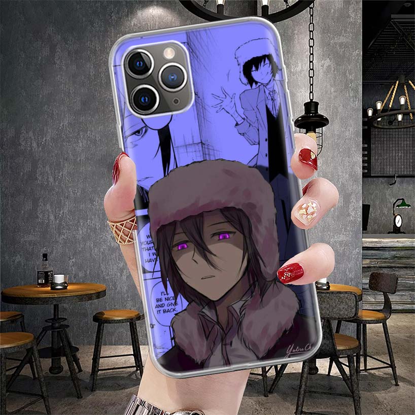 Bungo Stray Dogs Manga Soft Phone Case For IPhone 18 11 17 Air 16E 16 Pro Max 15 + 14 Plus 13 Mini 12 Apple 7 SE 8 Fundas Coque 11