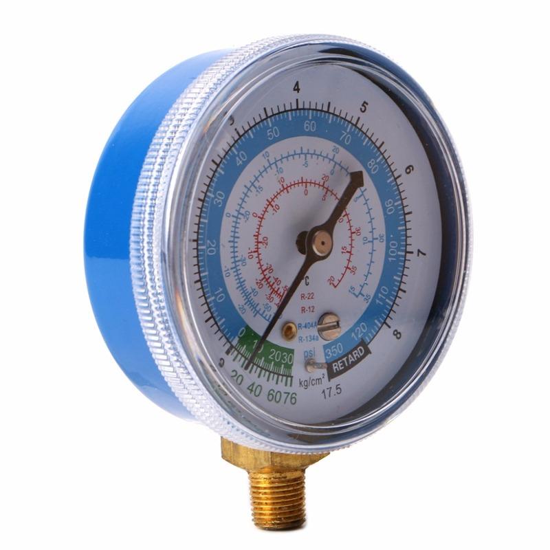 New Air Conditioner R410A R134A R22 Refrigerant Low High Pressure Gauge PSI KPA