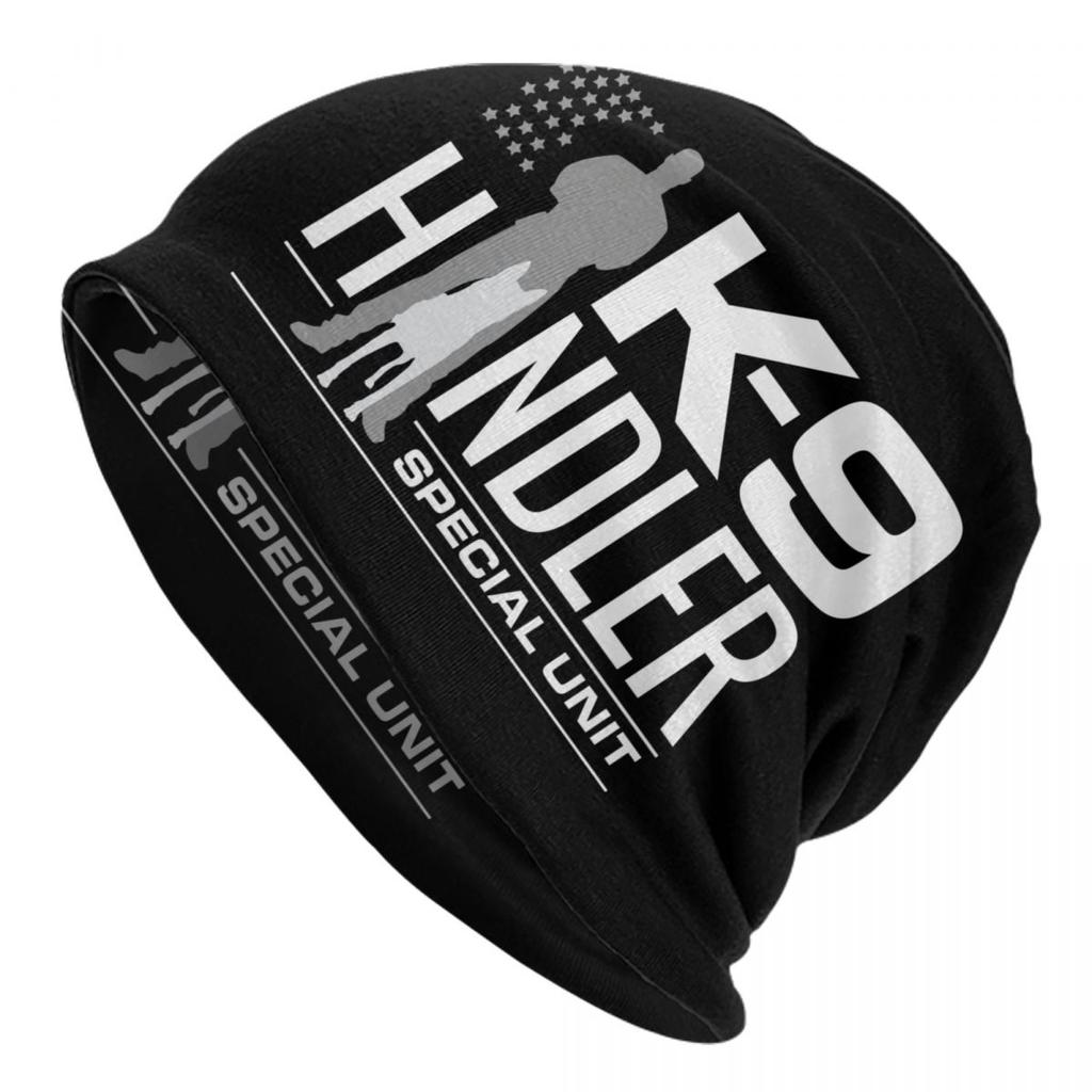 K9 Handler Dog Skullies шапки шапки для унисекс женщин унисекс модная зимняя теплая вязаная шапка для взрослых бельгийский малинуа капот шапки