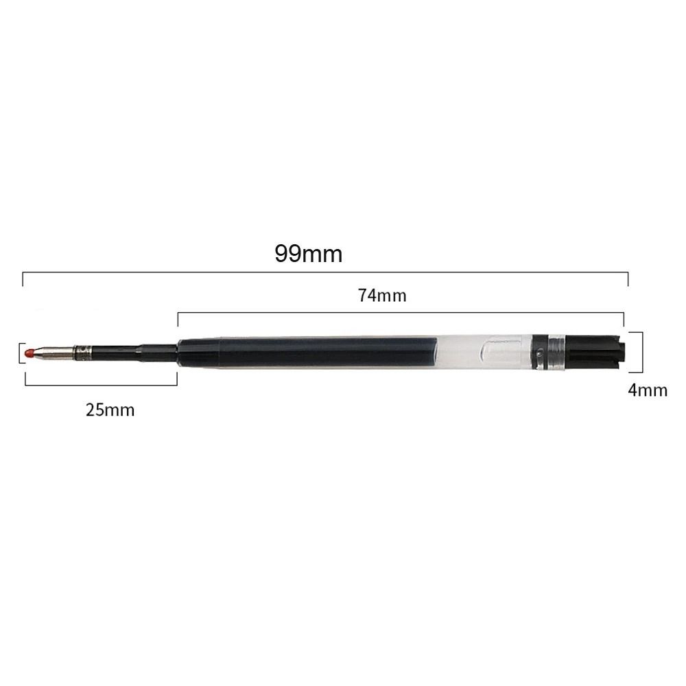 Шариковая ручка Smoothly, тонкий наконечник, 99 мм, нейтральные стержни, стержень для гелевой ручки, черный, синий, красный, стержень для ручки с чернилами