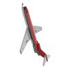 MOC-104579 Boeing 727 Jet Airliner Architectural Aircraft Style Model Small Particle Building Blocks Toy for All Enthusiasts