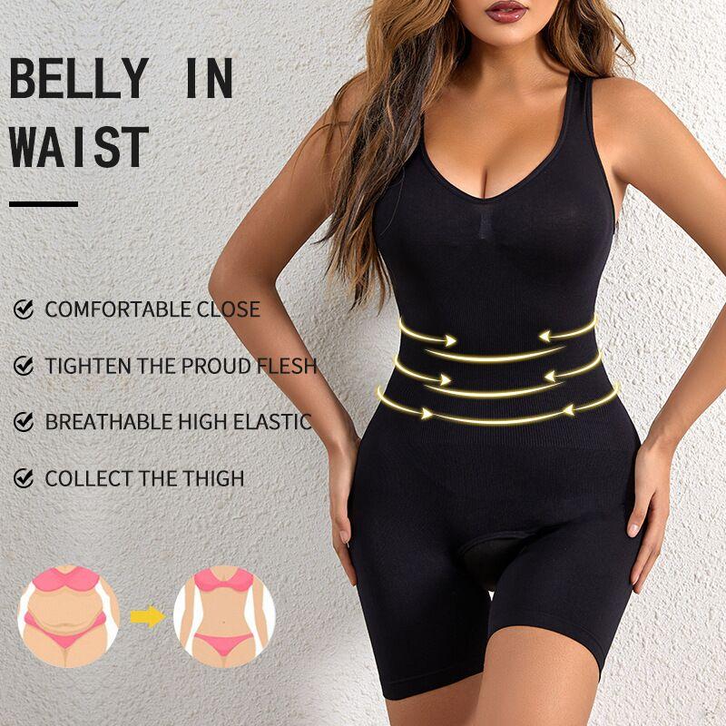 Women Body Shaper Belly Corset Bodysuit Seamless Slimming Abdomen Pants Women's Binders and Shapers