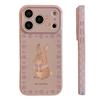 Фиолетовый цветочный кролик яблоко 17 чехол для мобильного телефона iphone16promax для 15 нежный 13 мягкий набор 14 мультяшный