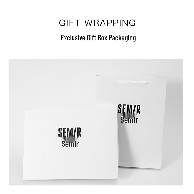 Semir Men's Warm Plaid Scarf with Gift Box