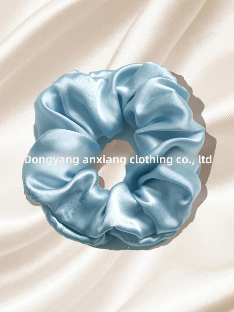 Резинка для волос из 19 момме чистого шелка, ручной работы, шелковая повязка для волос из шелка тутового дерева для женщин (4 см 6 см)