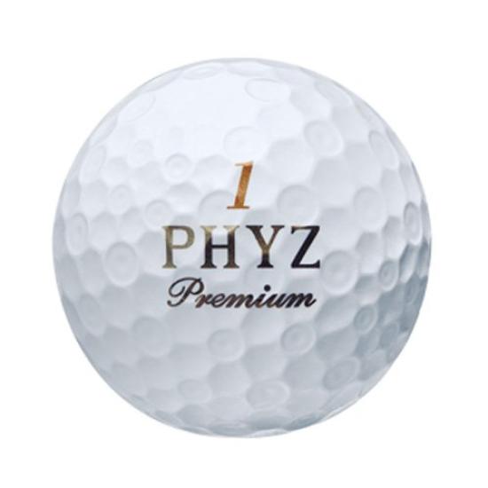 Мячи для гольфа BRIDGESTONE PHYZ Premium 1 дюжина (12 Шариков) Золотая Жемчужина PMGX