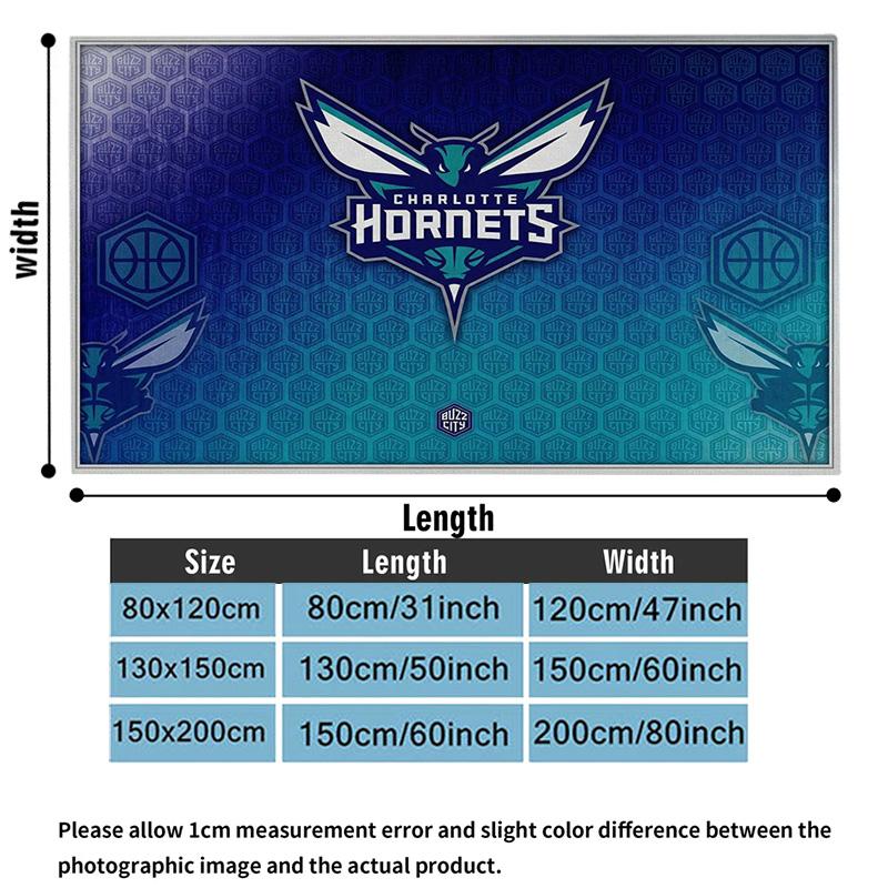 Hornets Print Flannel Blanket High Quality Warm Comfortable Cover for All Seasons Perfect for Gifts Home Decor