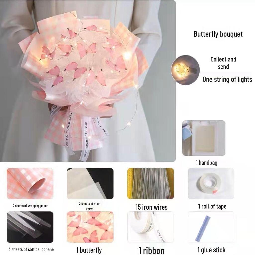 DIY Butterfly Bouquet Kit - Ideal Birthday or Valentine's Gift for Her