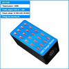 USB Charger Station 20-Port 100W Multiple Charging Station Multi Ports USB Charger Charging for Smartphones,Tablets, USB Devices