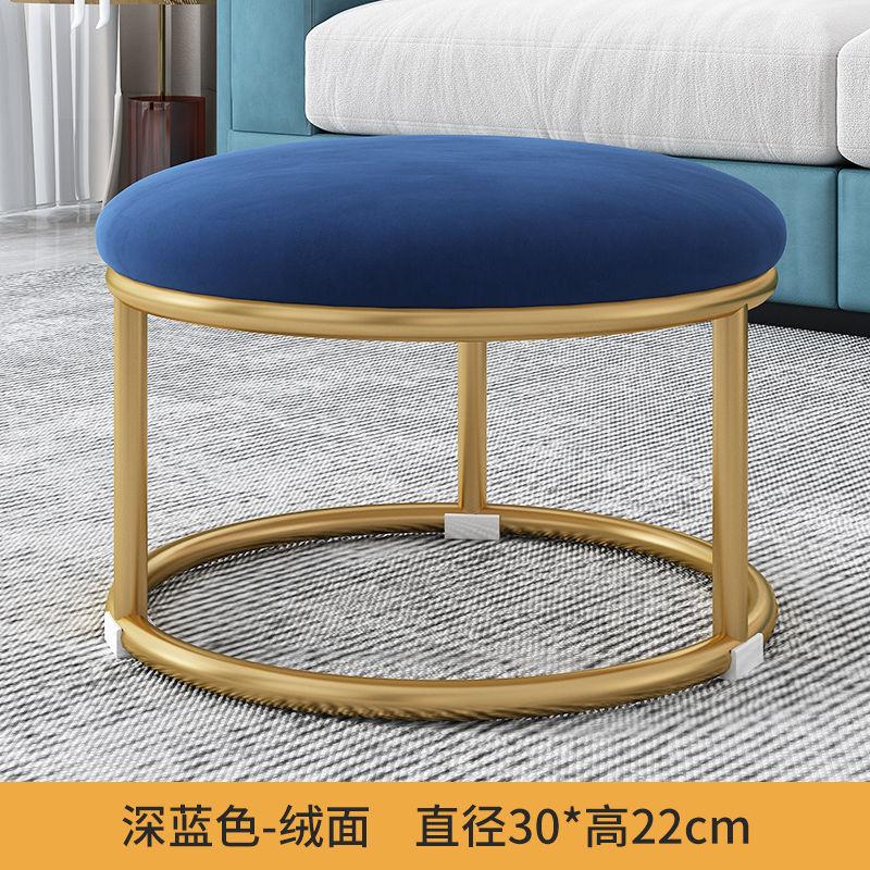 Nordic Fabric Craft Shoes Пеленальный столик Гостиная Дом Дверной проем Примерочная Диван Табурет Овальный Интернет Знаменитость Отдых Табурет