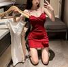 Summer Girl Dress With High Waist Sleeveless Knitted Business Casual For Office And Party