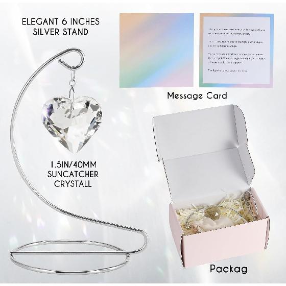 Подарки сочувствия при потере близкого человека, Памятные подарки Хрустальный шар Подвесное украшение Подарки на похороны, Ловец солнечного света Радужный генератор, Подарки для скорбящих