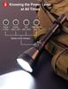 APLOS T05 Tactical Flashlight with 1022m Ultra-Long Beam Distance, 3000 Lumens, Dual Switch, USB Rechargeable