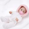 Милая кукла-младенец для игр с мягкими материалами, телом-мешком с бобами, реалистичными спящими глазами, портативный аксессуар для малыша