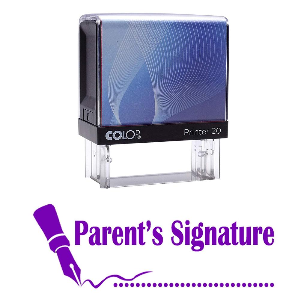 ПОДПИСЬ РОДИТЕЛЕЙ Самопечатающаяся резиновая печать на заказ Colop Office Stationary P20 Mini
