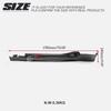 PP Plastic Side Skirt Lip for Nissan 370Z Nismo Style Body Kit