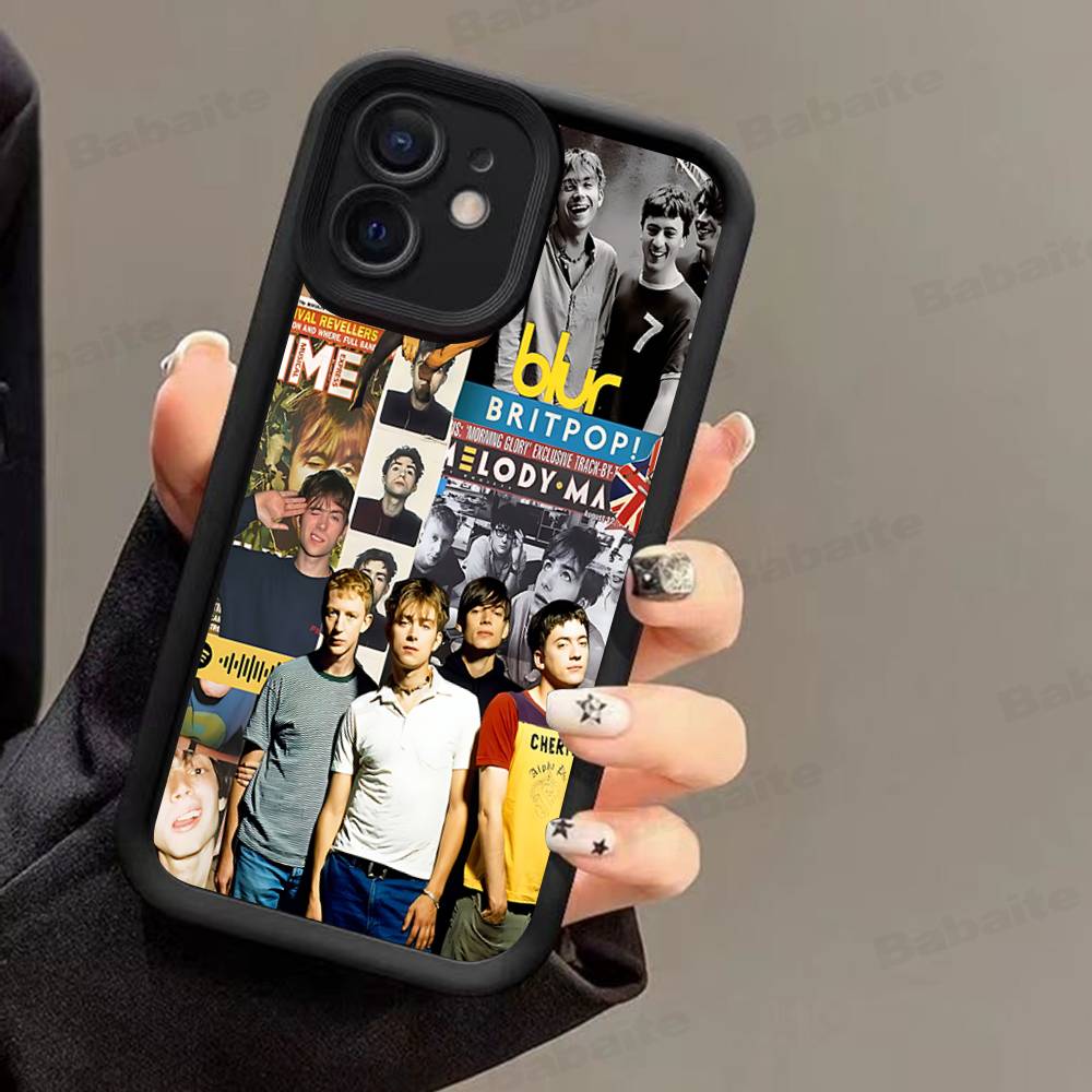 Чехол для телефона Rock Band B-Blur Для IPhone 17 16 15 14 13 12 11 Pro Max 16E Plus INS Мягкий чехол