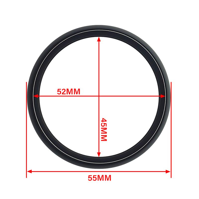 ELING Silver or Black Stainless Steel Bezel for 52mm/85mm Car Motorcycle Gauge