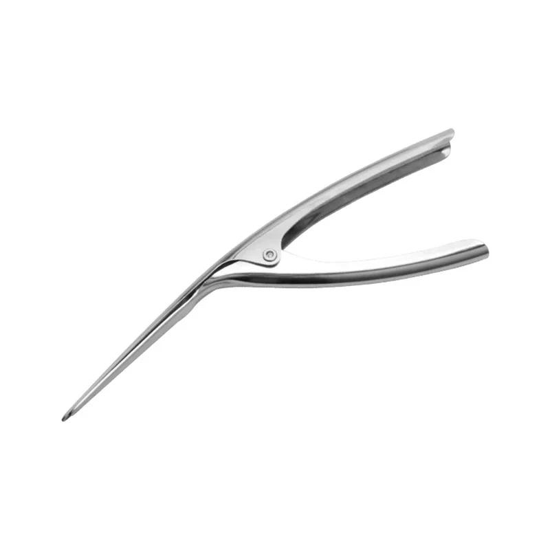 Креветкочистка из нержавеющей стали для креветок, зажим для раковин креветок, кухонные принадлежности для морепродуктов 20,4*6,2 см